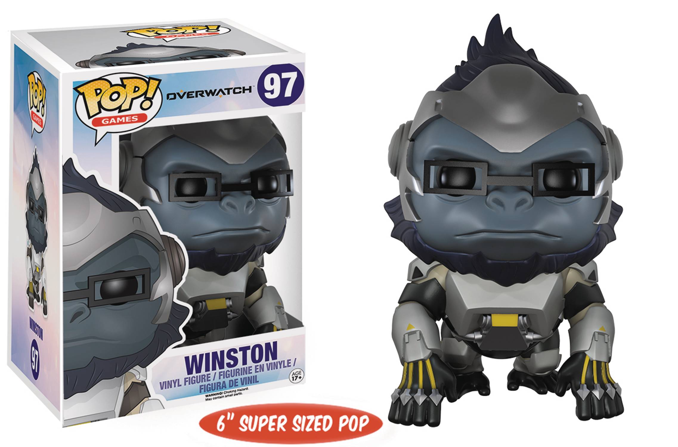 POP OVERWATCH WINSTON 6IN VINYL FIG