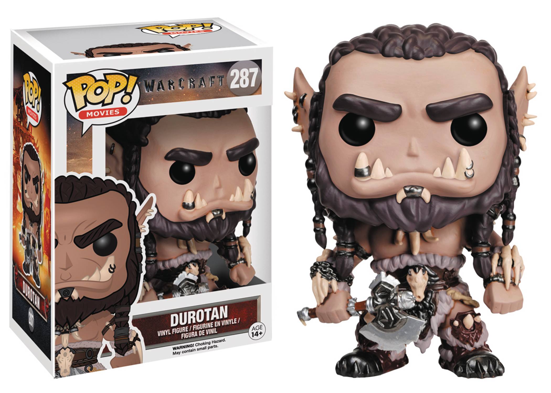 POP WARCRAFT MOVIE DUROTAN VINYL FIG