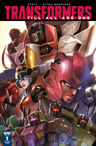 TRANSFORMERS TILL ALL ARE ONE#1 COVER