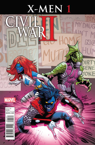 CIVIL WAR II X-MEN #1 (OF 4) LAND VAR COVER