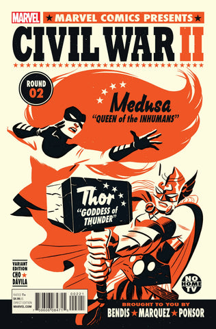 CIVIL WAR II #2 (OF 7) MICHAEL CHO VARIANT COVER