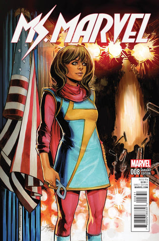 MS MARVEL #8 CW REENACTMENT VAR COVER