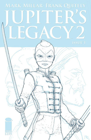 JUPITERS LEGACY VOL 2 #1 (OF 5) CVR E QUITELY SKETCH VAR (MR) COVER