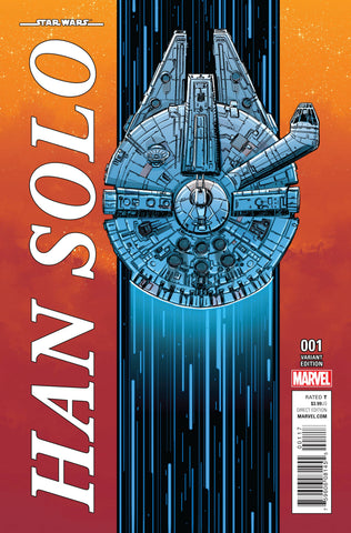 STAR WARS HAN SOLO #1 (OF 5) MILLENNIUM FALCON VARIANT COVER
