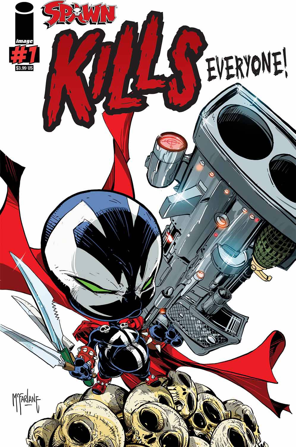 SPAWN KILLS EVERYONE ONE SHOT CVR A MCFARLANE