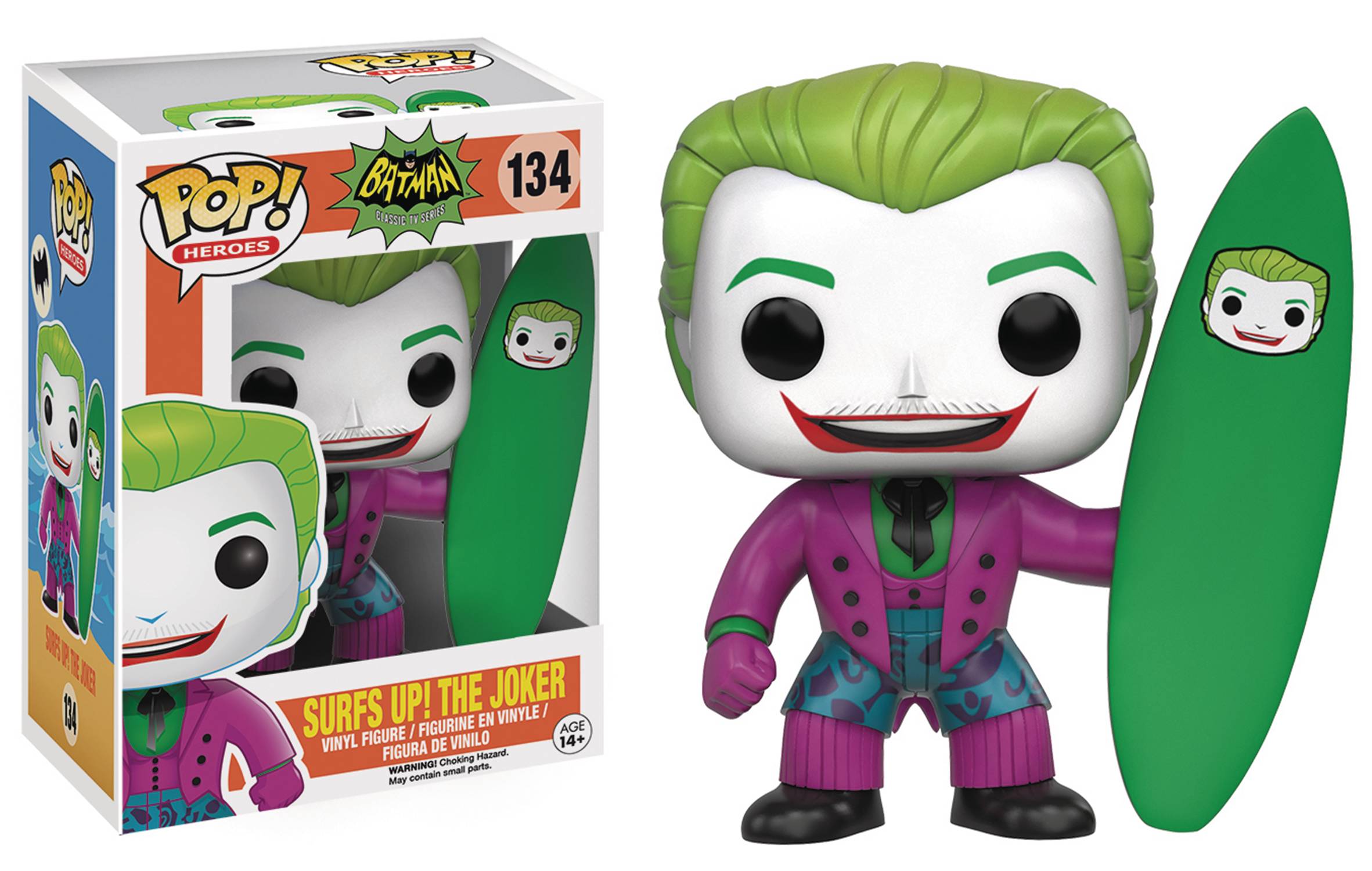 POP DC HEROES JOKER SURF VINYL FIG