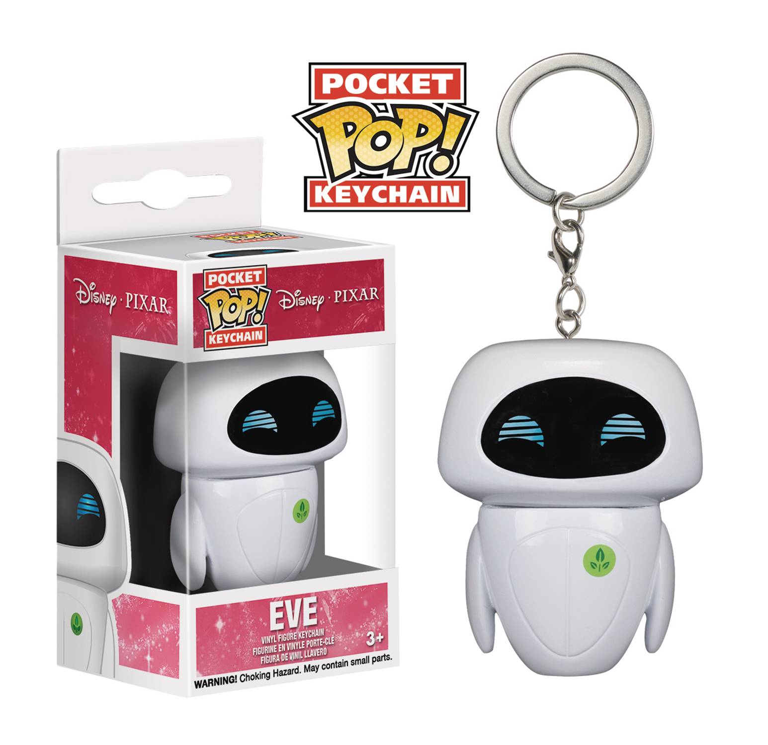 POCKET POP DISNEY EVE VINYL FIG KEYCHAIN