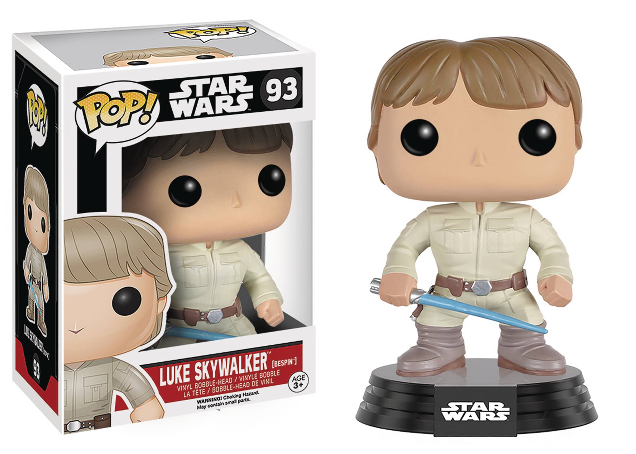 POP STAR WARS BESPIN LUKE W/LIGHTSABER VINYL FIG