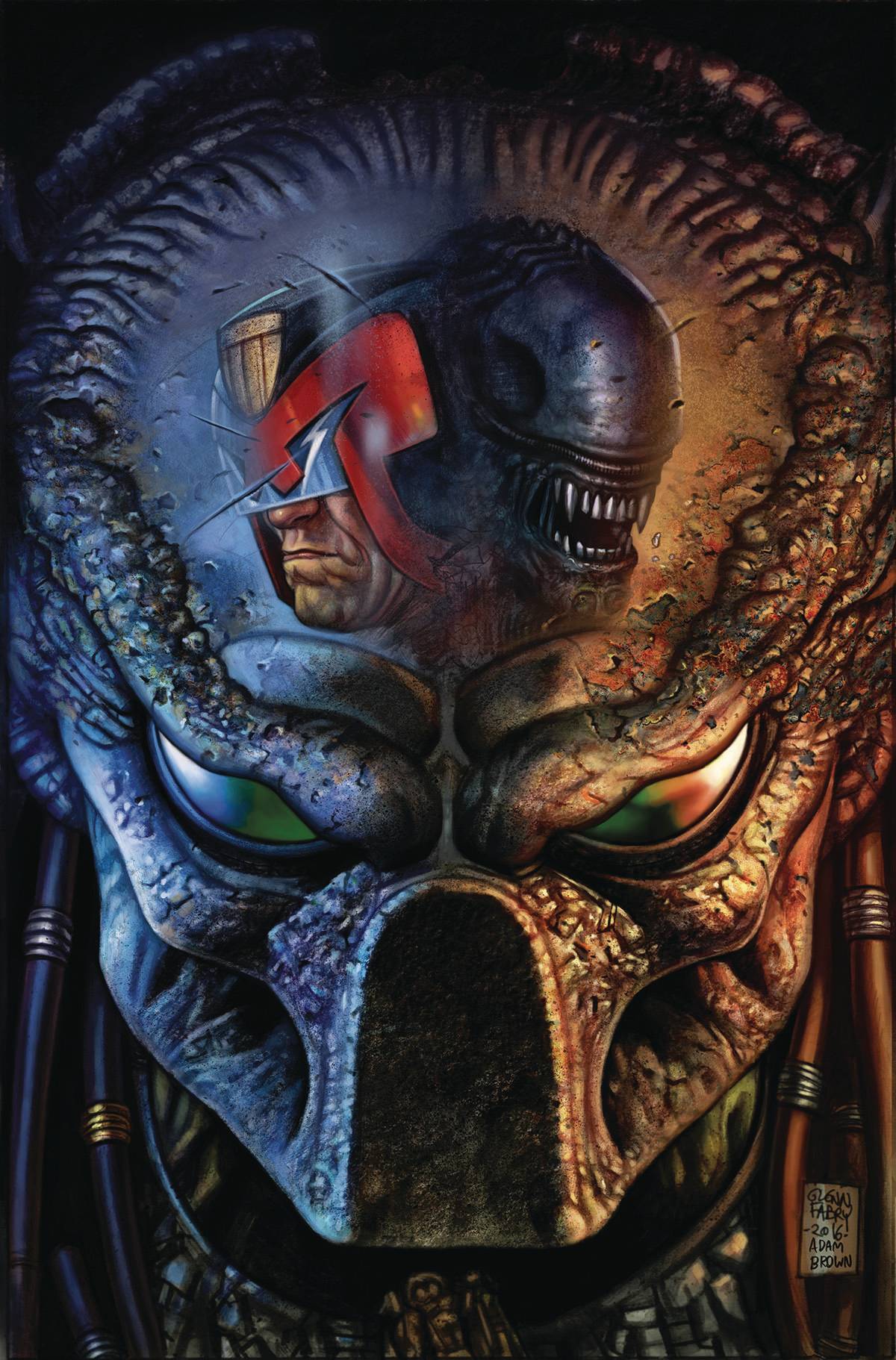 PREDATOR VS JUDGE DREDD VS ALIENS #3