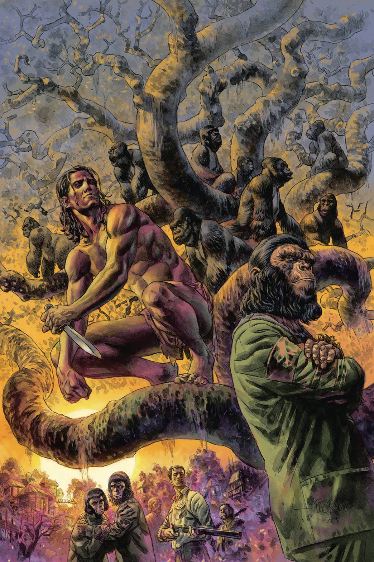 TARZAN ON THE PLANET OF THE APES #1