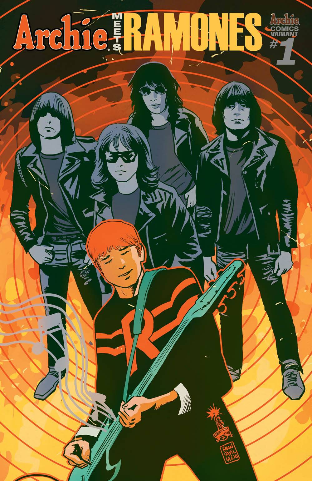 ARCHIE MEETS RAMONES ONE SHOT CVR C VAR FRANCAVILLA