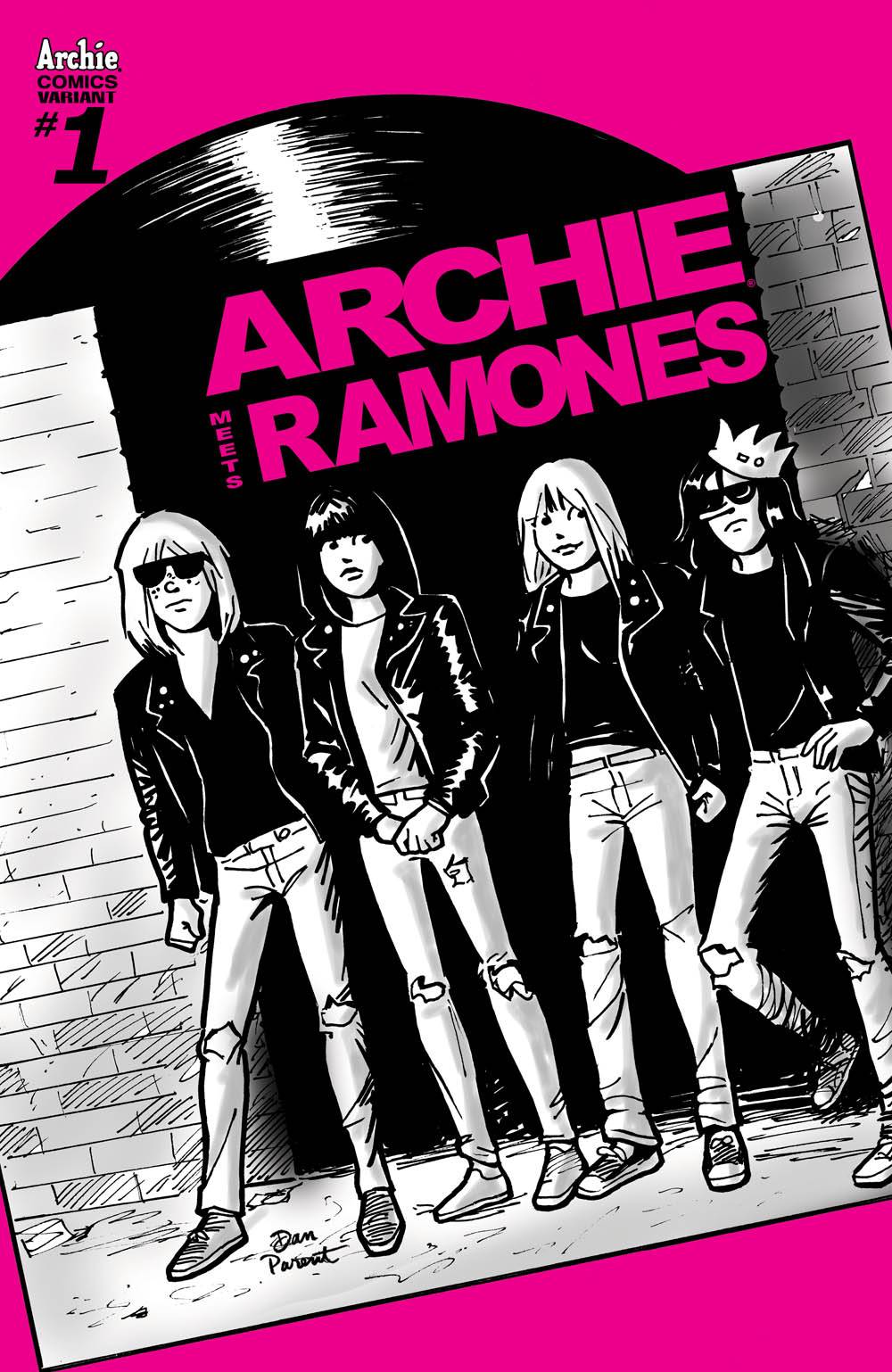 ARCHIE MEETS RAMONES ONE SHOT CVR D VAR DAN PARENT