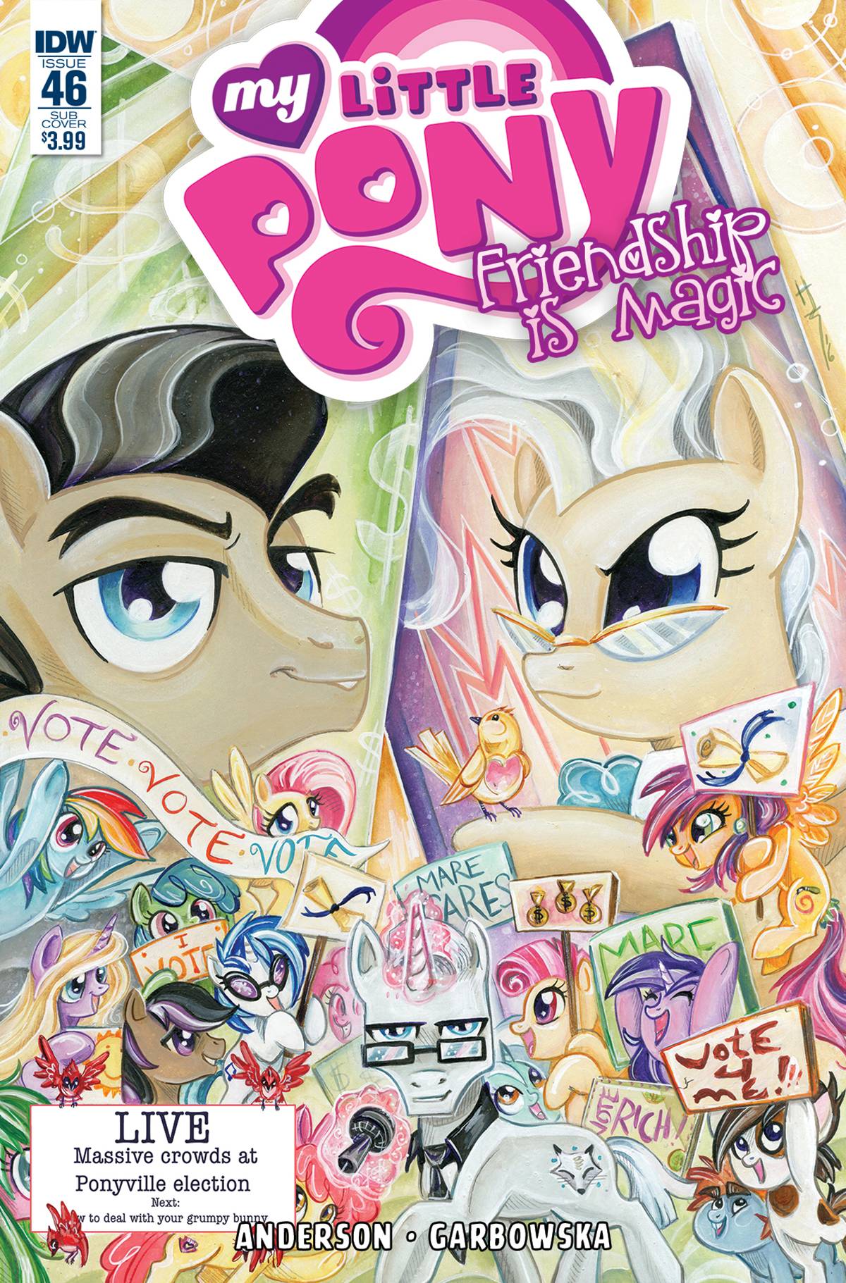 MY LITTLE PONY FRIENDSHIP IS MAGIC #46 SUBSCRIPTION VAR