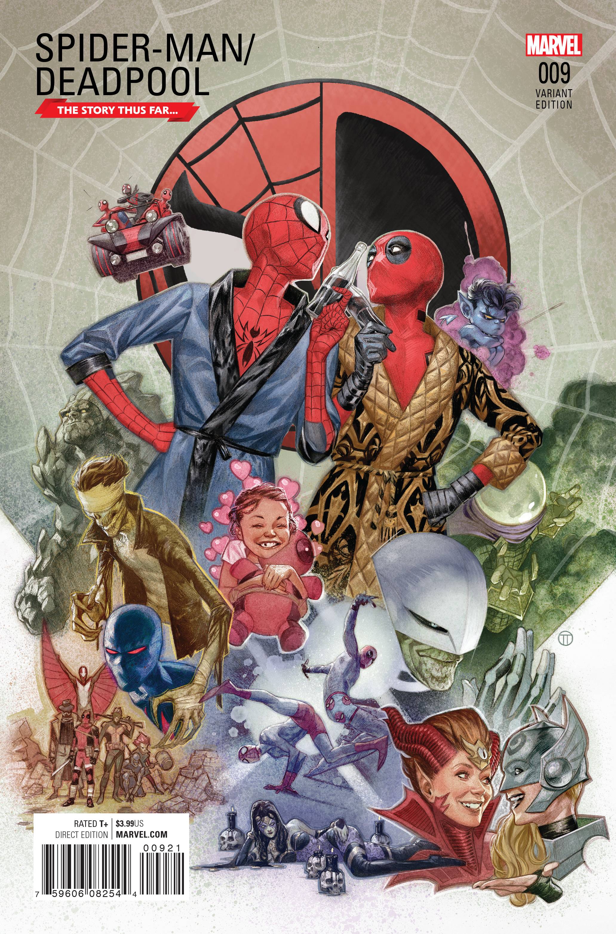 SPIDER-MAN DEADPOOL #9 TEDESCO STORY THUS FAR VAR