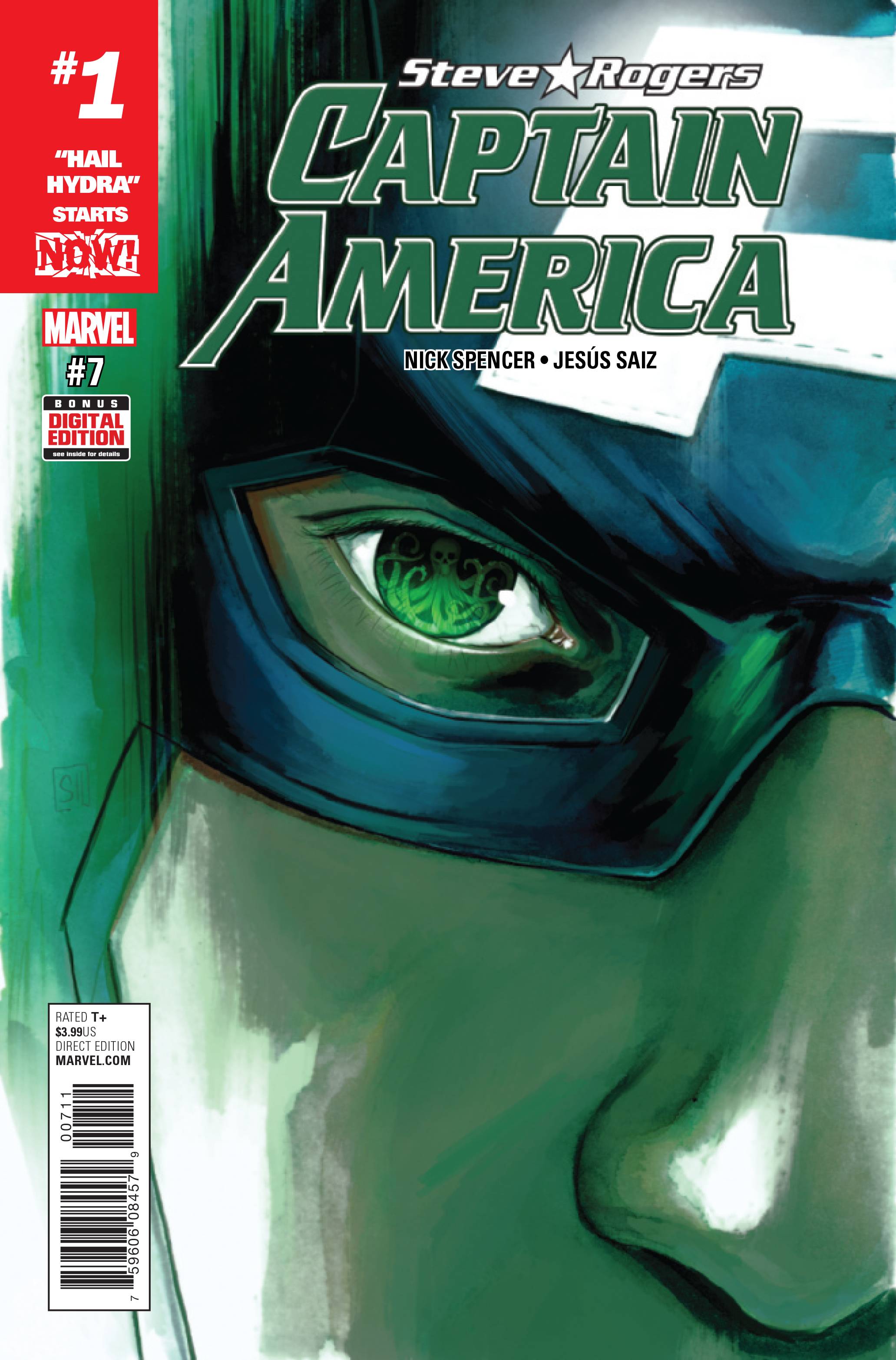 CAPTAIN AMERICA STEVE ROGERS #7 NOW