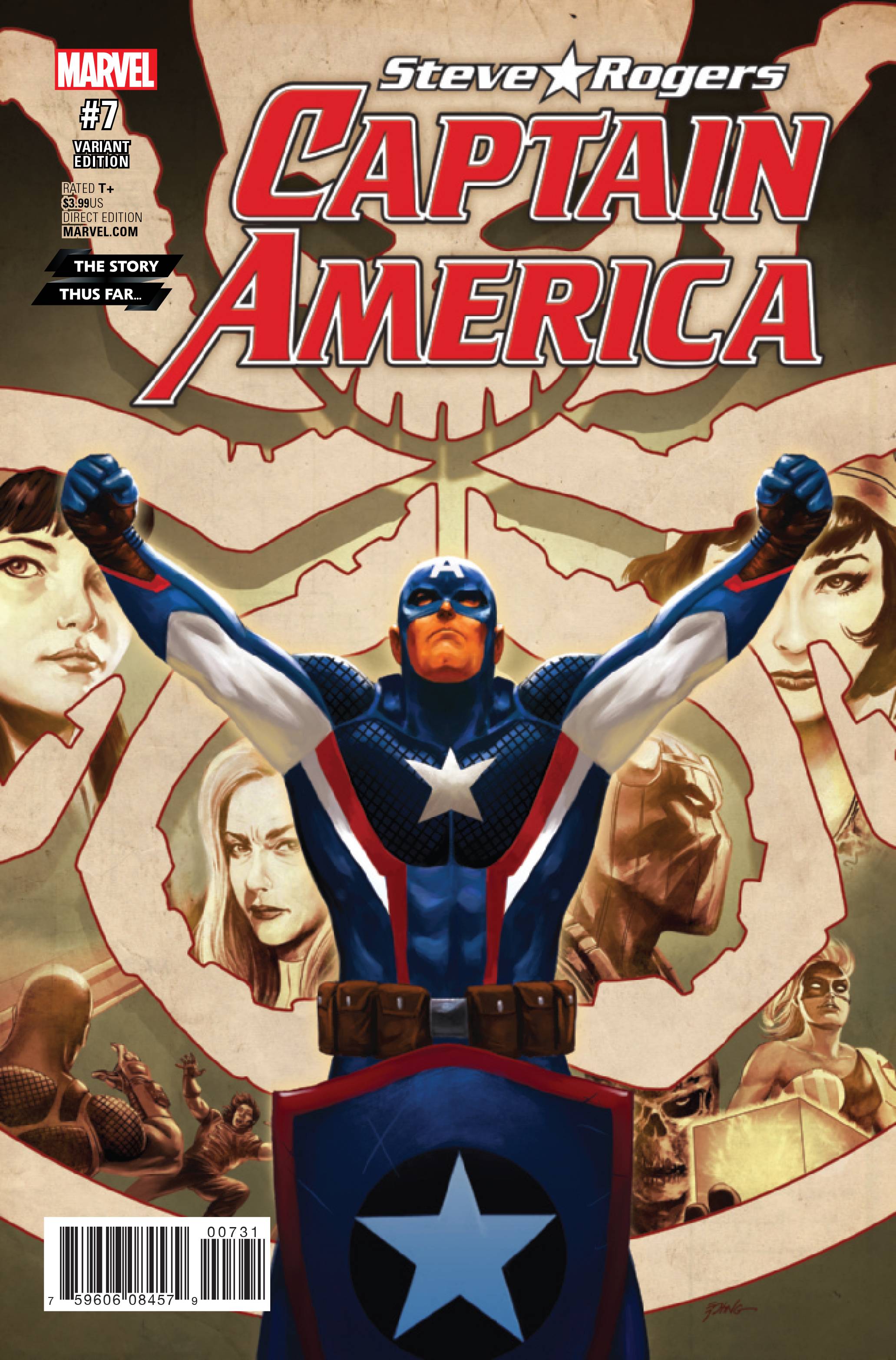 CAPTAIN AMERICA STEVE ROGERS #7 EPTING STORY THUS FAR VAR NO