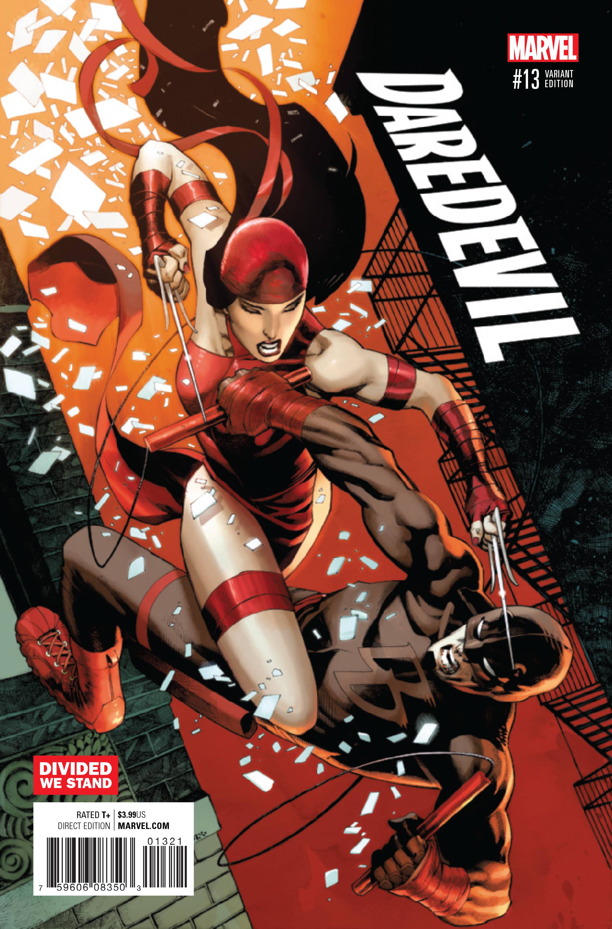 DAREDEVIL #13 STEVENS DIVIDED WE STAND VAR