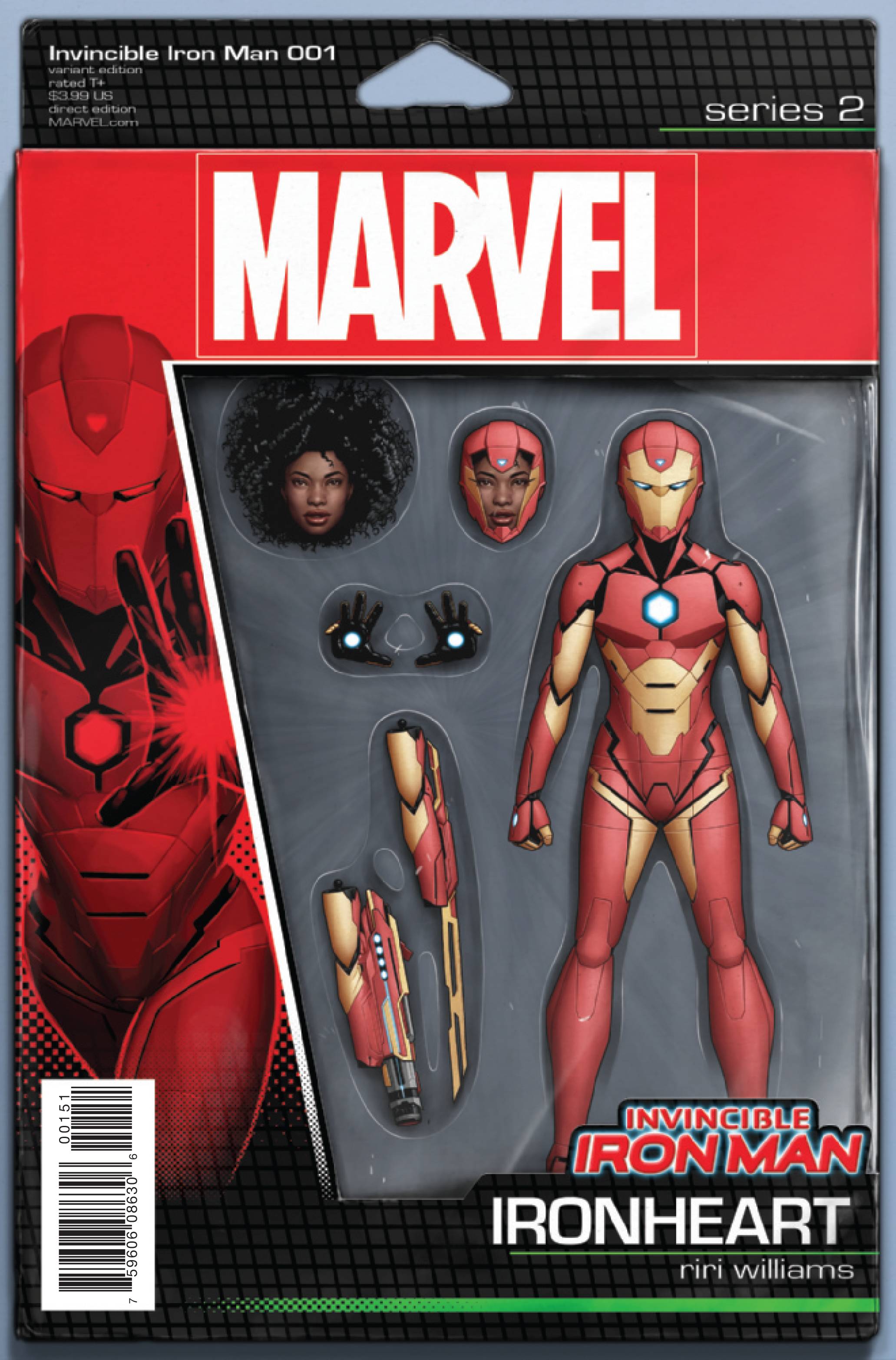 INVINCIBLE IRON MAN #1 CHRISTOPHER ACTION FIGURE VAR NOW