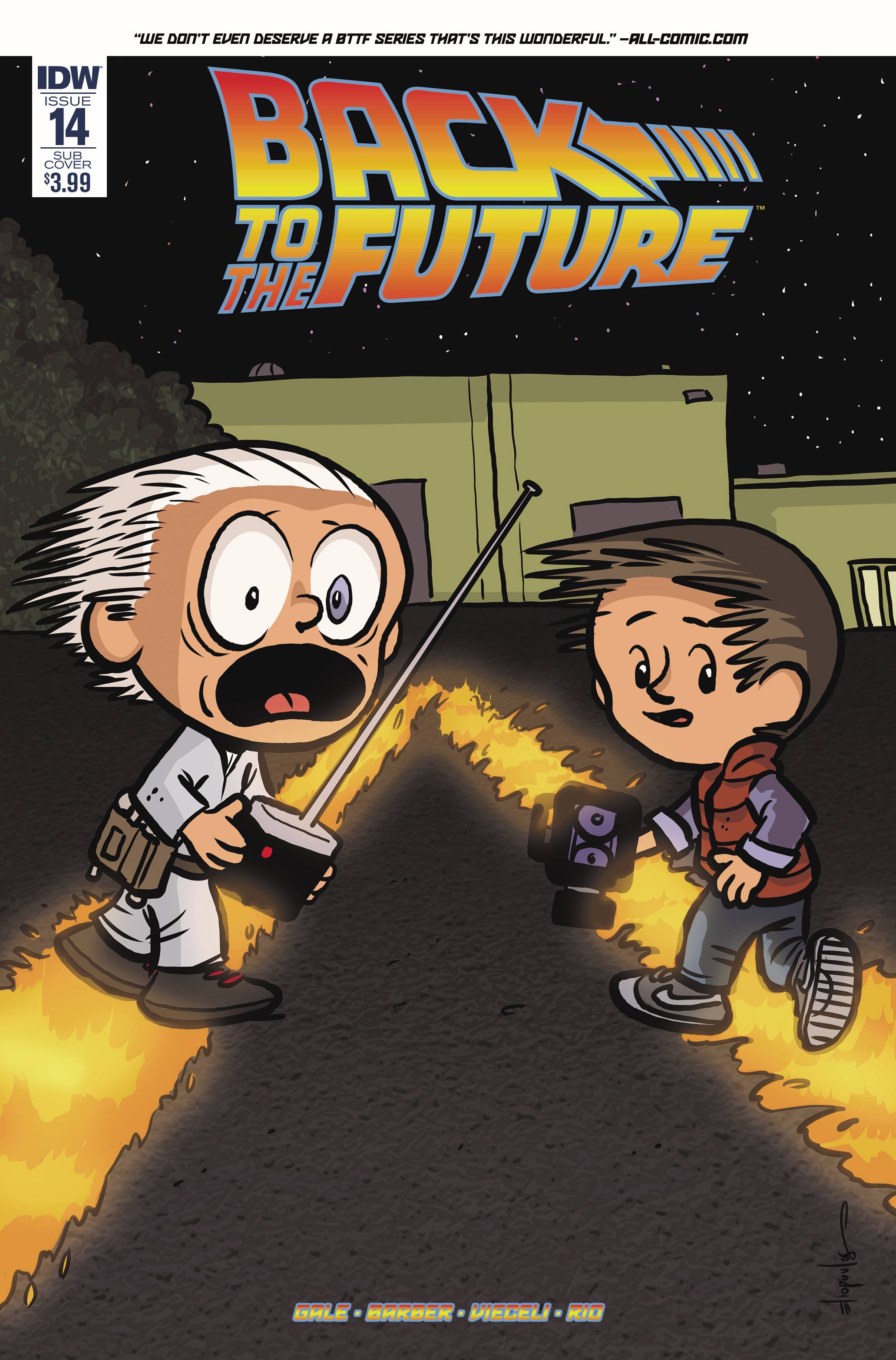 BACK TO THE FUTURE #14 SUBSCRIPTION VAR