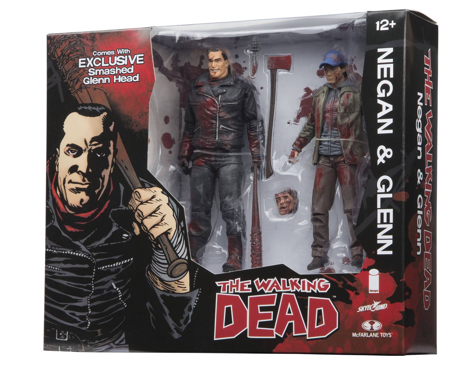 WALKING DEAD NEGAN & GLENN COLOR BLOODY AF 2PK