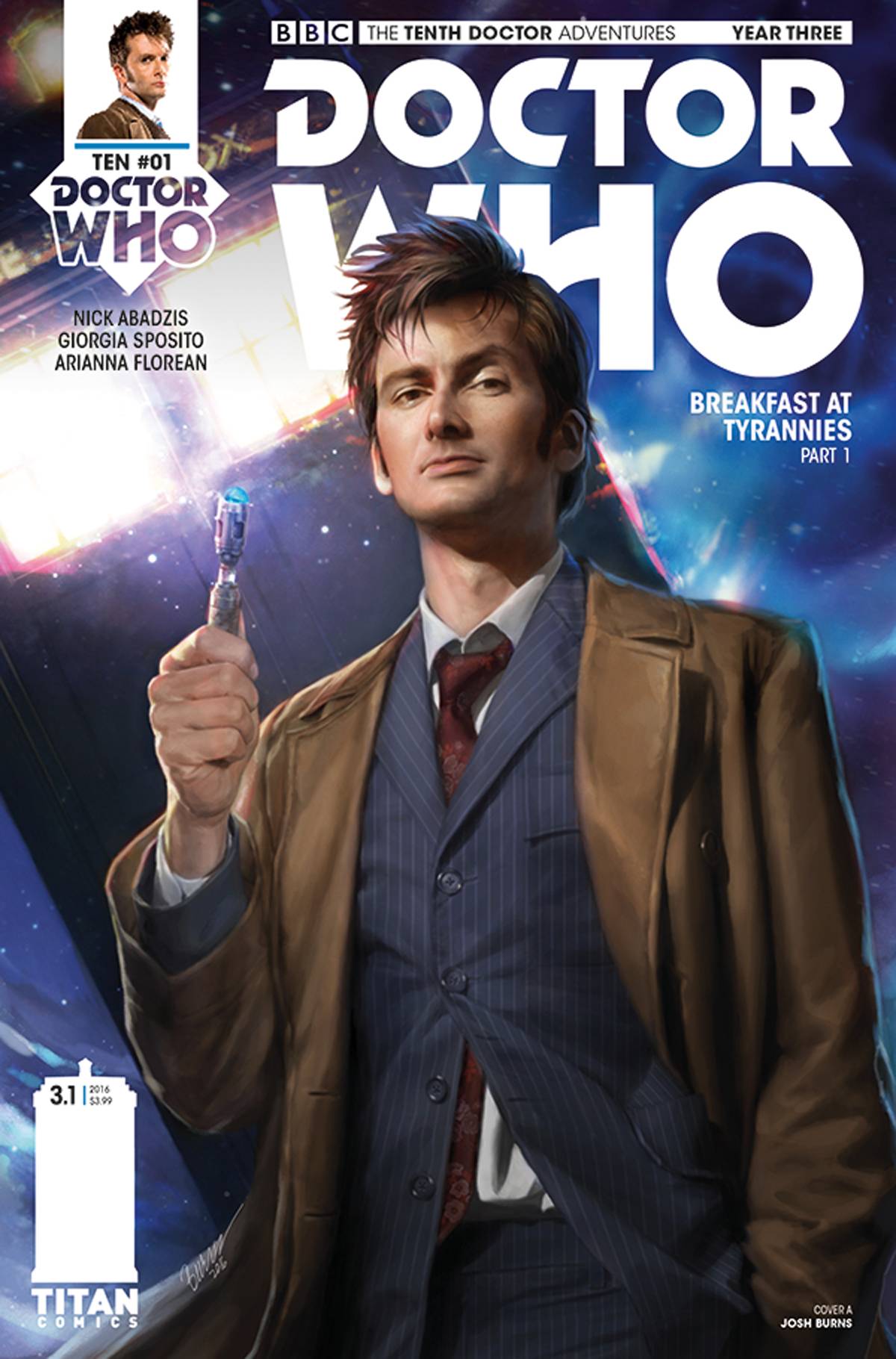 DOCTOR WHO 10TH YEAR THREE #1 CVR A BURNS