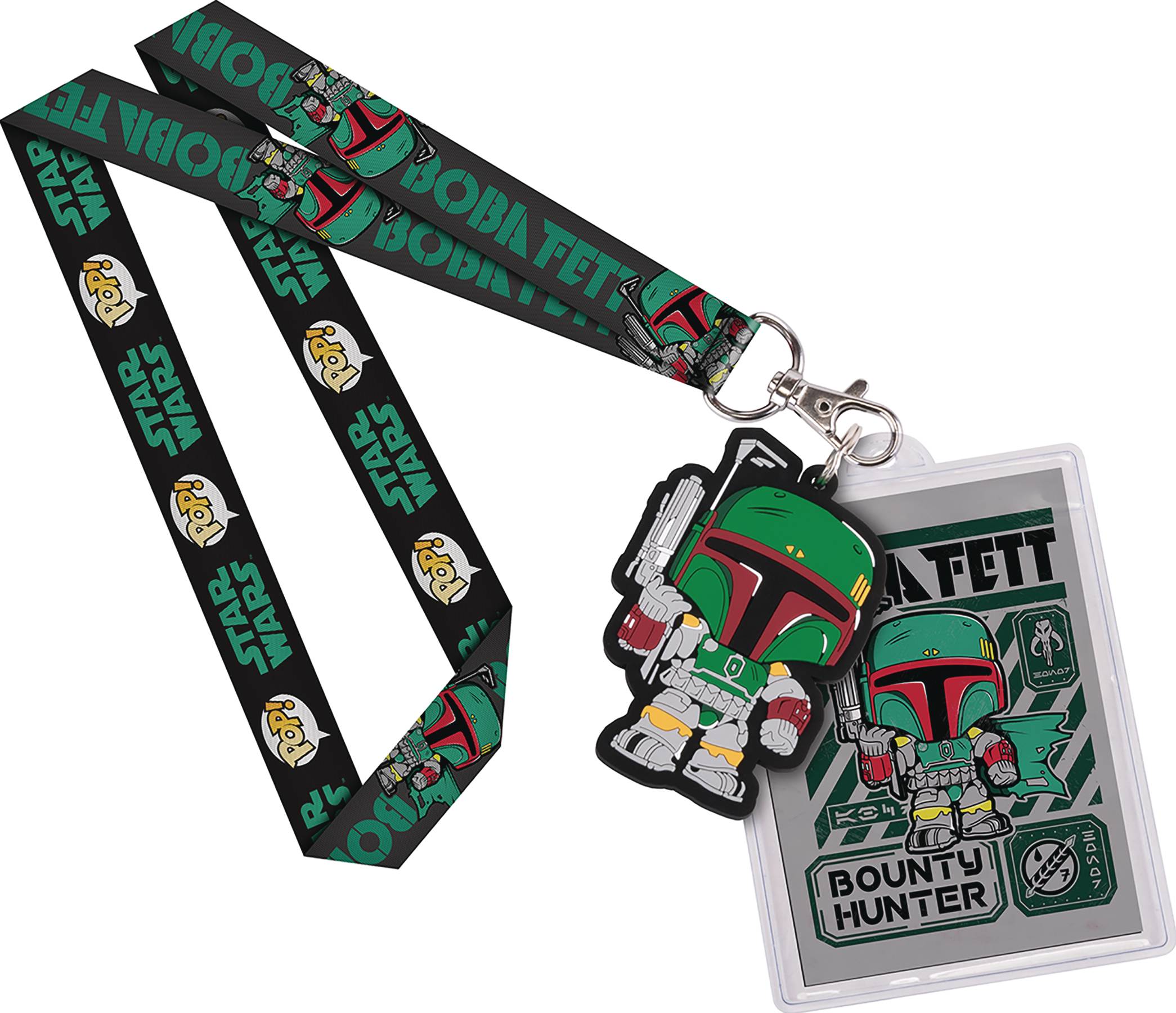 POP STAR WARS BOBA FETT LANYARD