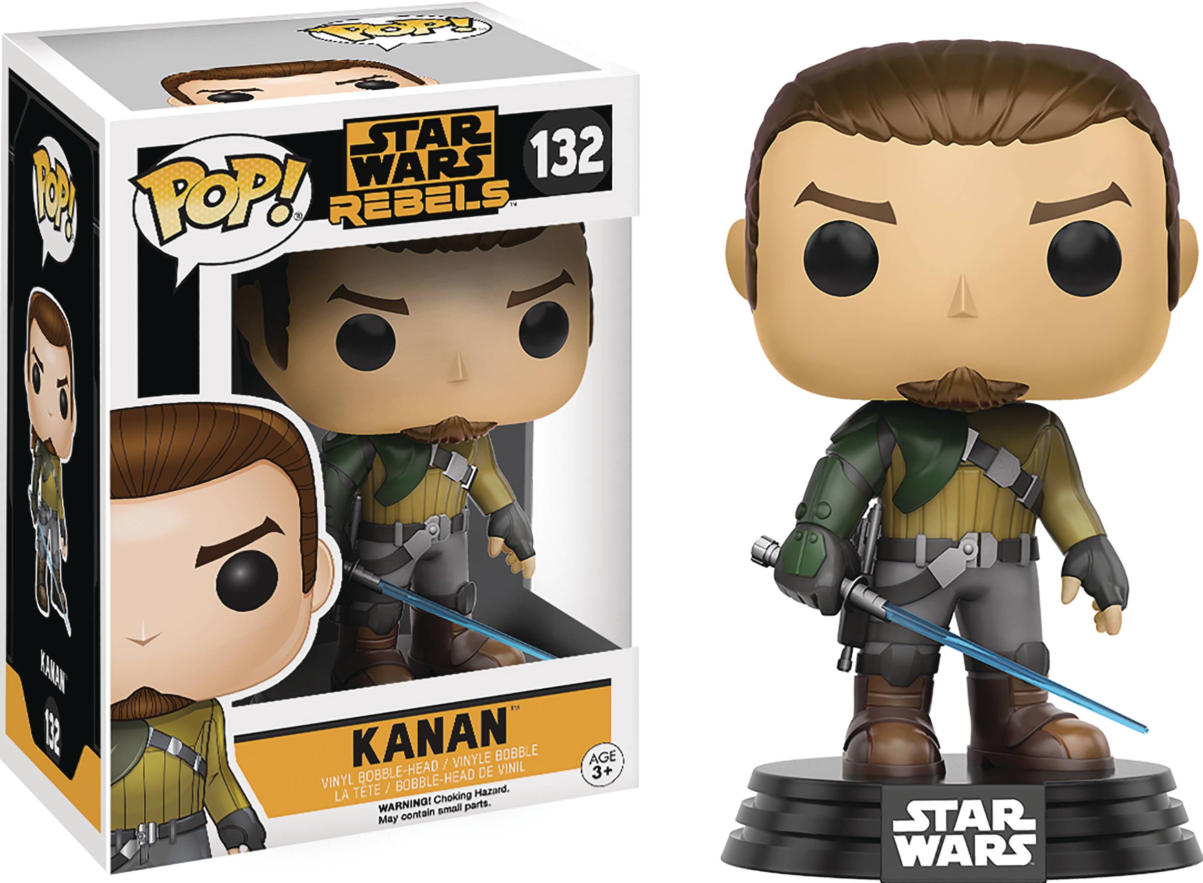 POP STAR WARS REBELS KANAN VINYL FIG