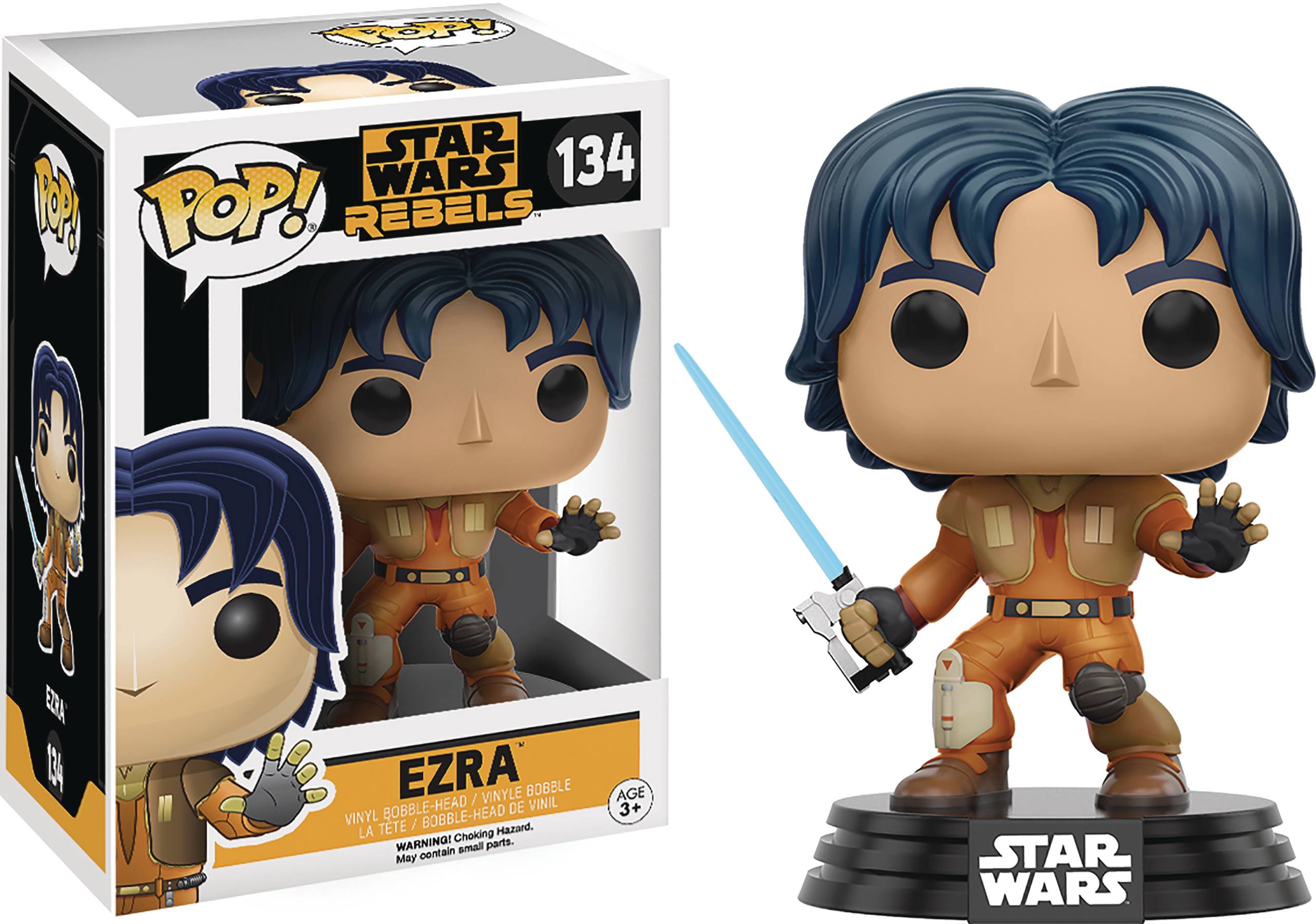 POP STAR WARS REBELS EZRA VINYL FIG