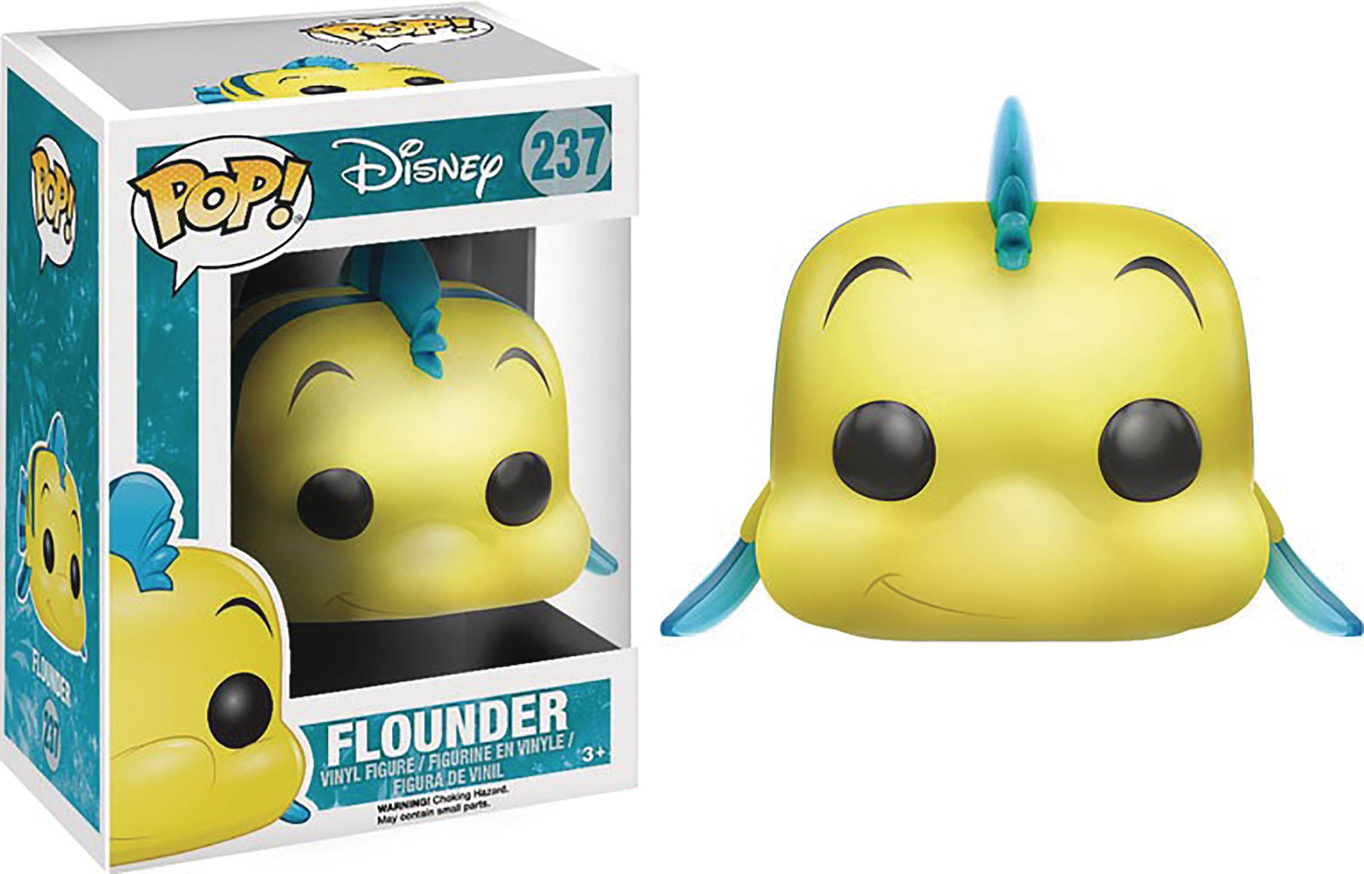 POP DISNEY LITTLE MERMAID FLOUNDER VINYL FIG