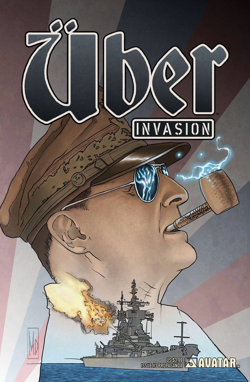 UBER INVASION #3 PROPAGANDA POSTER CVR