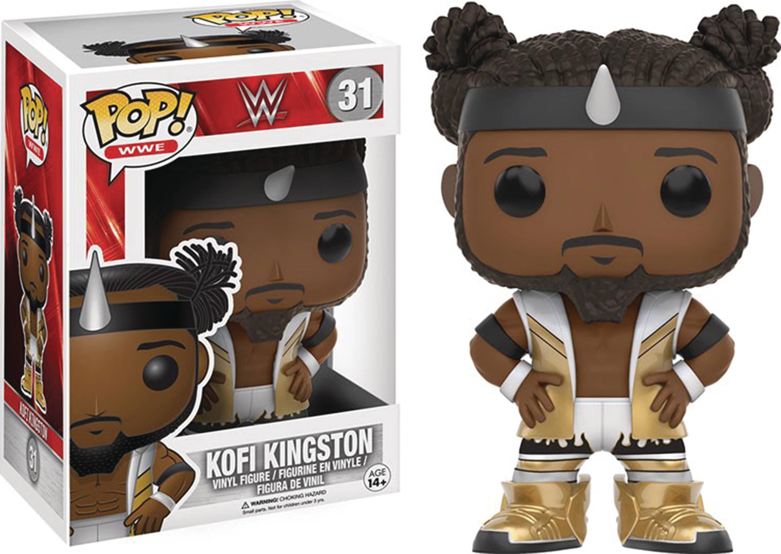 POP WWE KOFI KINGSTON VINYL FIG