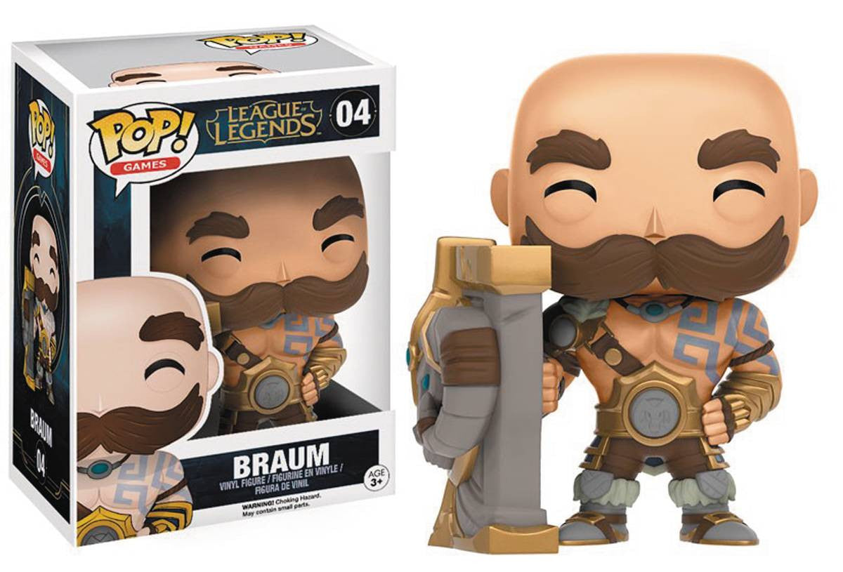 POP LEAGUE OF LEGENDS BRAUM VINYL FIG