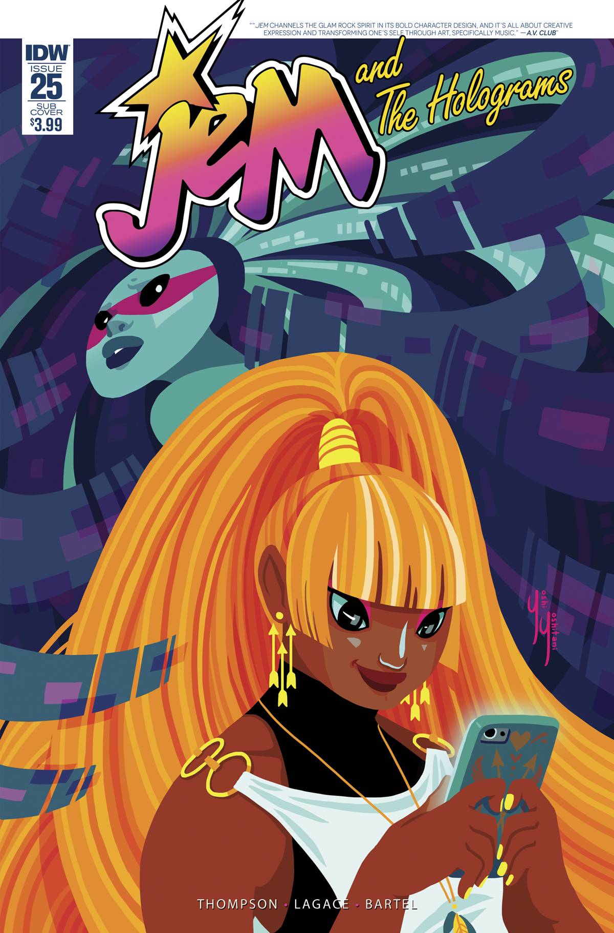 JEM & THE HOLOGRAMS #25 SUBSCRIPTION VAR