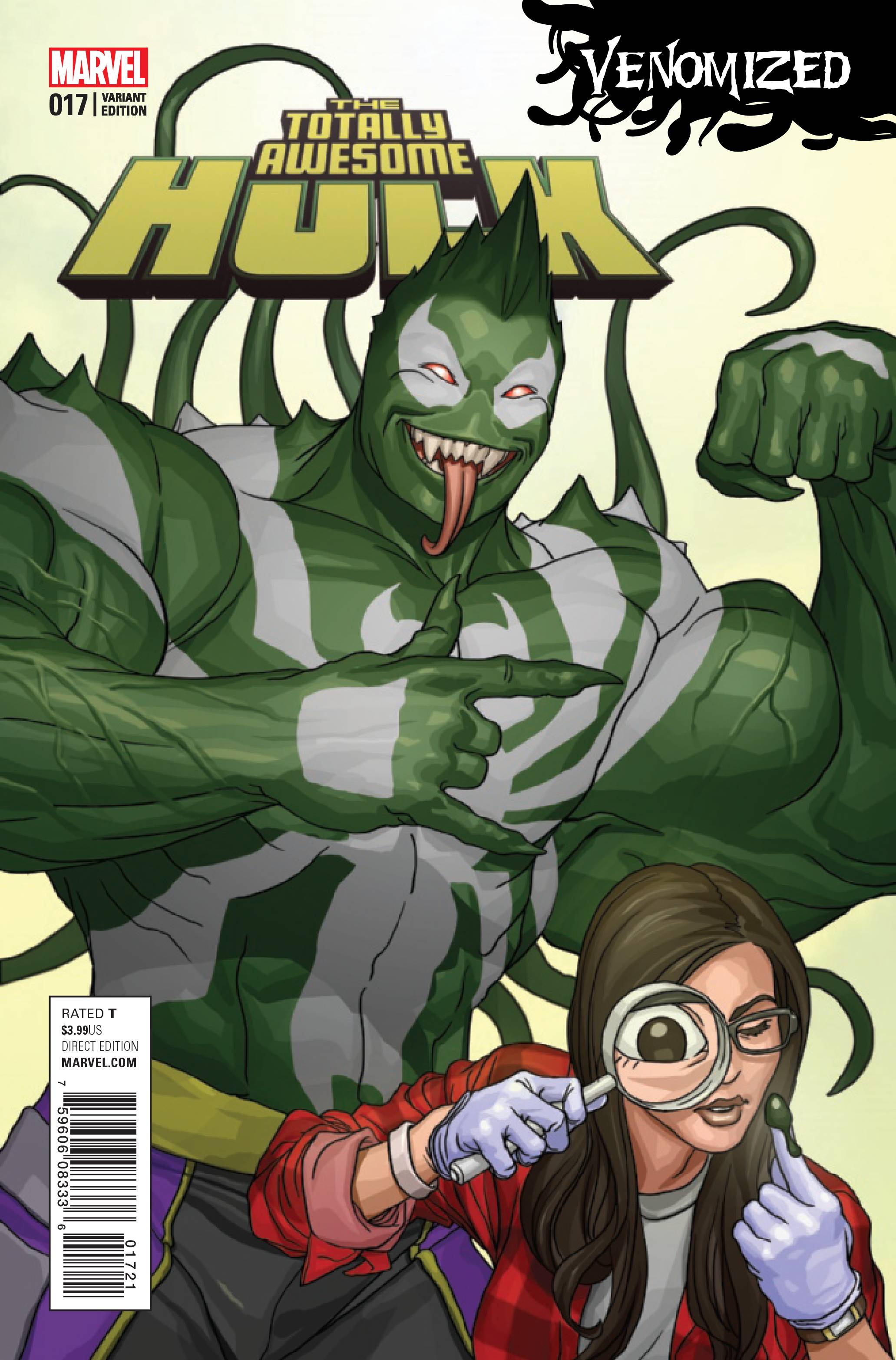 TOTALLY AWESOME HULK #17 CHOI VENOMIZED VAR