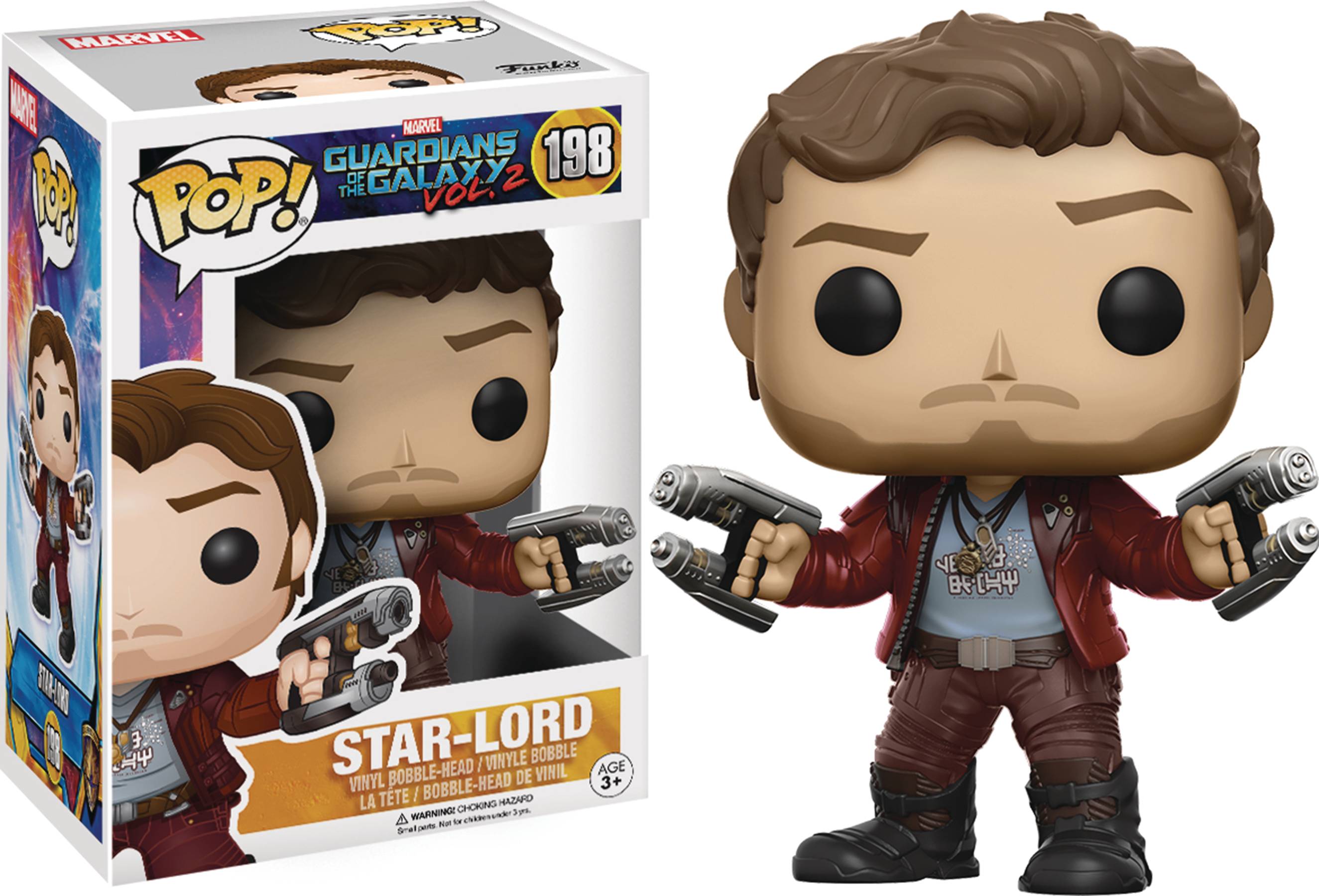 POP GUARDIANS OF THE GALAXY VOL2 STAR-LORD VINYL FIG