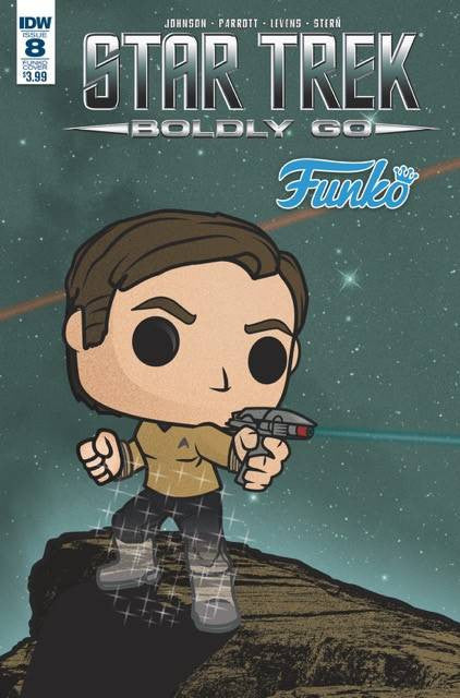 STAR TREK BOLDLY GO #8 FUNKO ART VAR