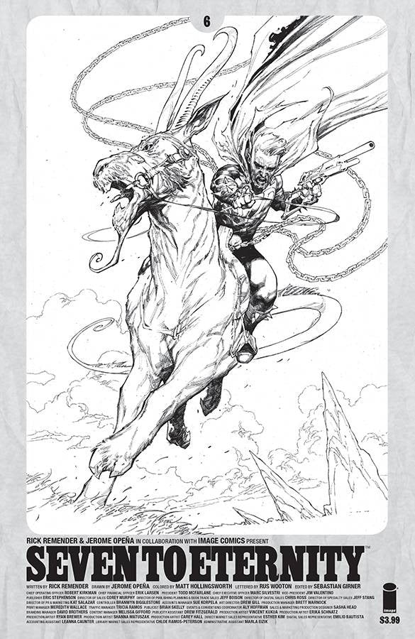 SEVEN TO ETERNITY #6 CVR D SPAWN MONTH B&W VAR