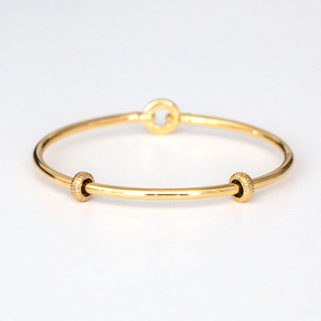 gold bangle bracelet with clasp