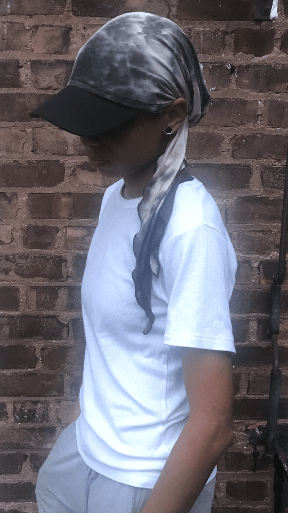 Grey Tie Dye Sun Visor Hat To Help Provide Protection From The Shade   Uptown Girl Headwear