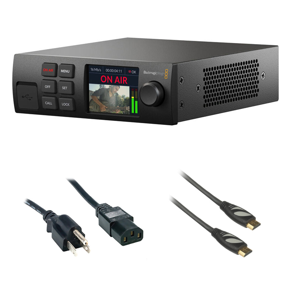 Blackmagic Design Web Presenter HD Bundle with Power Cord & HDMI