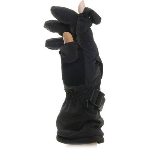Freehands Men's Soft Shell Ski/Snowboard Gloves X-Large Black