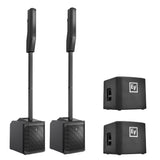Electro-Voice EVOLVE 30M Compact Column Loudspeaker System (Pair) with 2x EVOLVE30M-SUBCVR Soft Cover Bundle