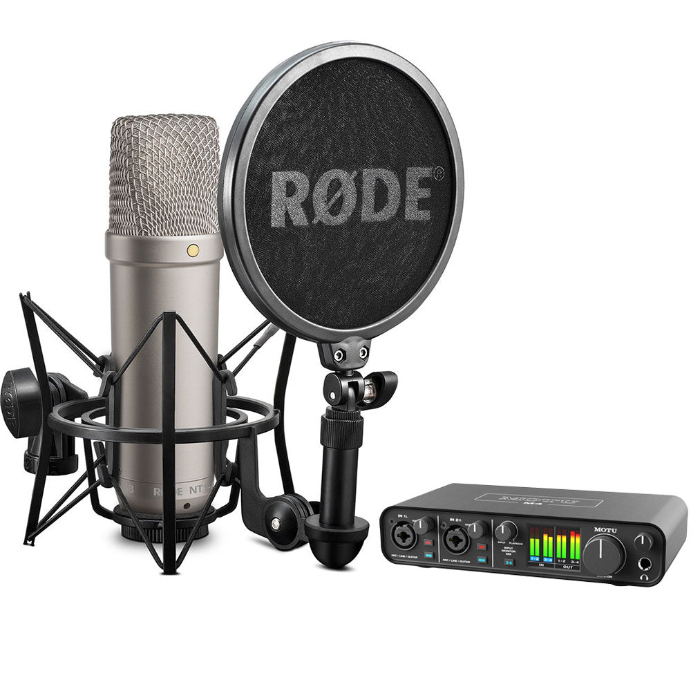 Rode NT1-A Vocal Cardioid Condenser Microphone Bundle –
