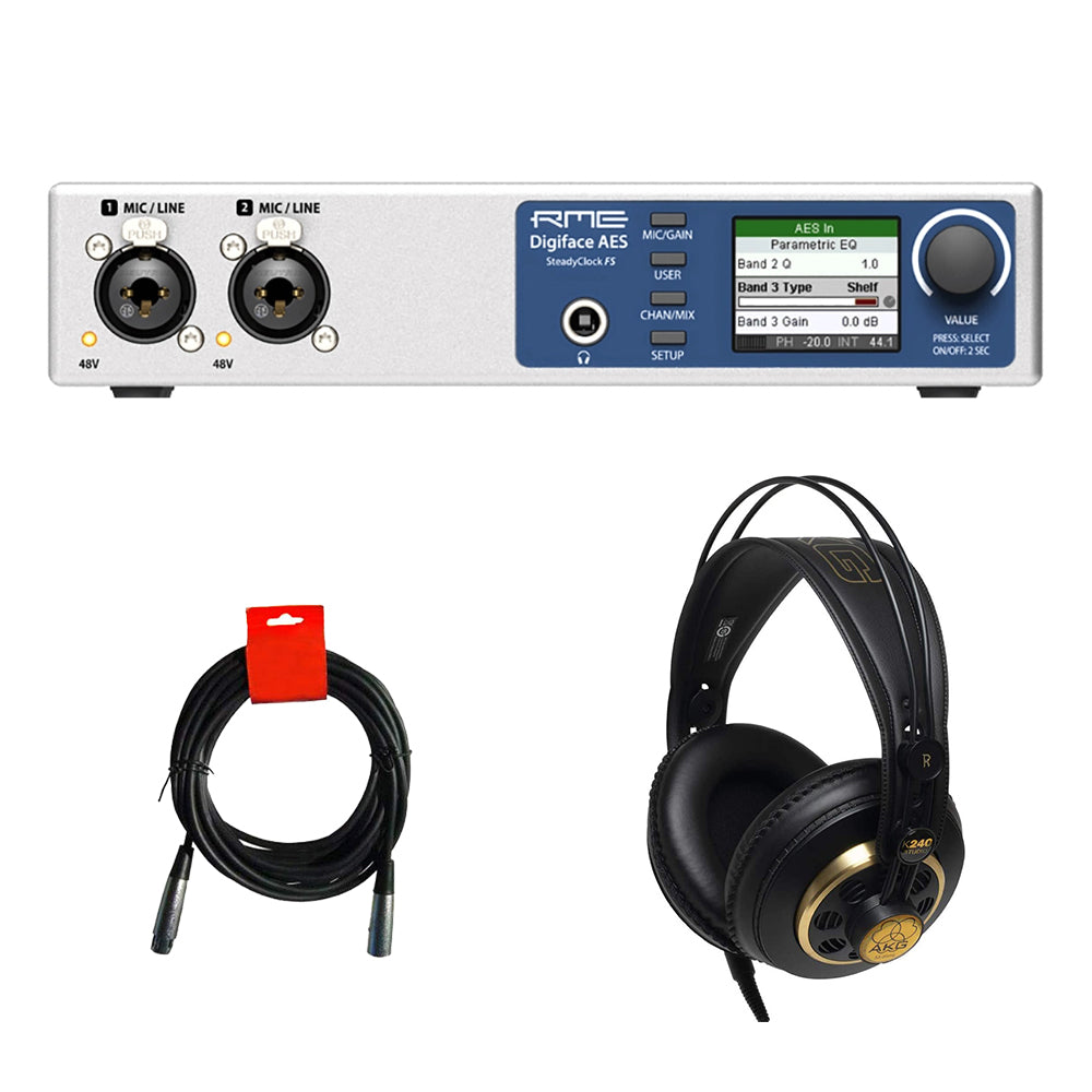 RME Digiface AES 14x16 Audio Interface Bundle with AKG K240 Studio Pro –  KELLARDS