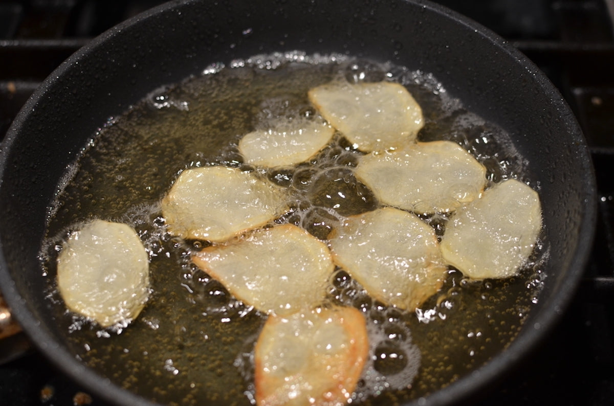 Frying Jalapeno Chips Potato Chips Recipe | Texas Hill Country Olive Co.