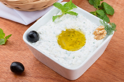 Texas Olive Oil Feta Dip with Honey Drizzle 