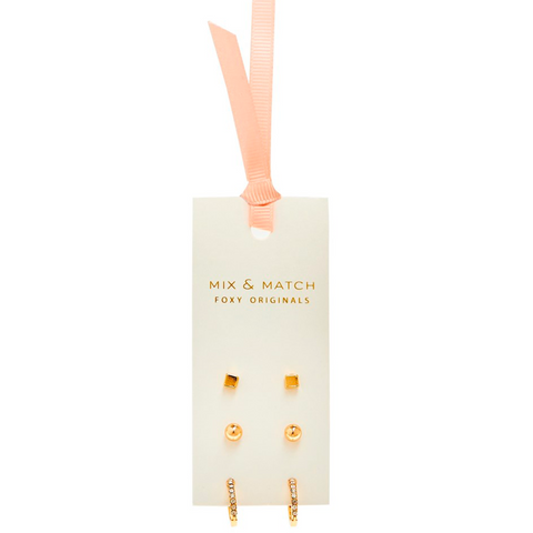 Coco Mix & Match Earrings in Gold