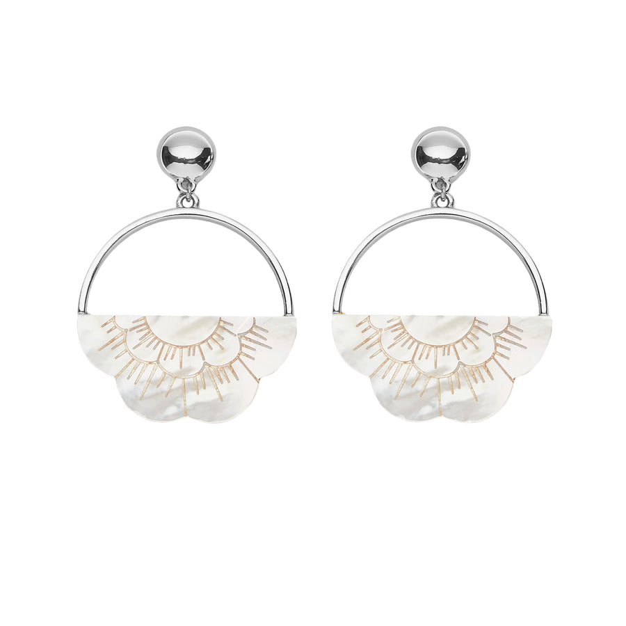 Malibu Earrings in Silver – Foxy Originals