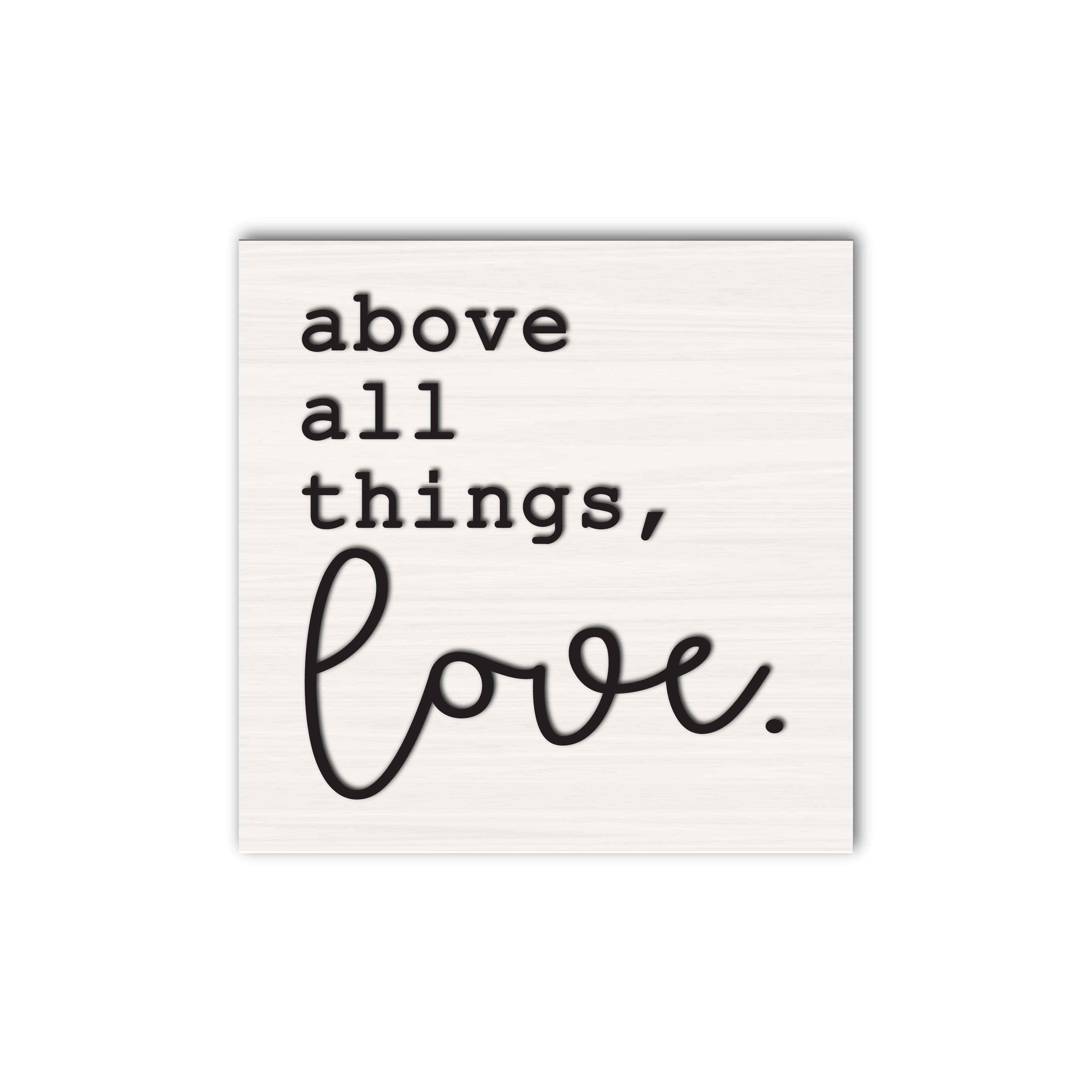 Above All Things Love – ONEONE2
