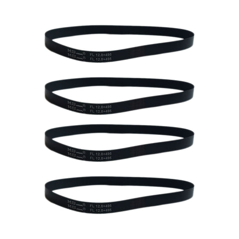 4pk Replacement Style R Vacuum Drive Belts, Fits Eureka, Compatible with Part 67110 & 61110